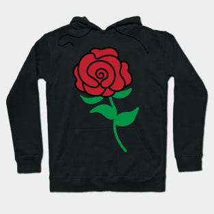 Red Rose Hoodie